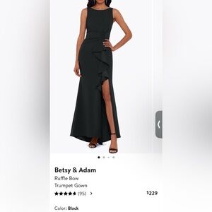 Betsy & Adam black gown